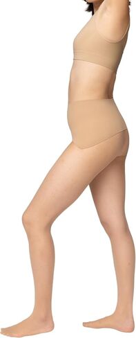 NOOSH Getnoosh PLAY Free-Hugging Seamless Tights For Women | Stylish Comfort & Breathable | Light Weight Sheer Women's Tights No Middle Seam | Dulce - L/XL in Saudi Arabia