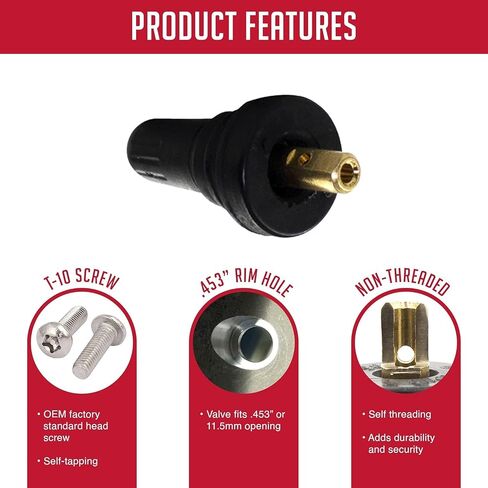 أجزاء ملحقات العجلة PDQ العلامة التجارية TPMS 12 قطعة مجموعة خدمة مستشعر OEM سيقان صمام مطاطي تناسب Alfa Romeo Giulia 2017+ Stelvio 2018+ Chrysler 200 Pacifica 2018+ Dodge Dart Durango Jeep Renegade Compass in Kuwait