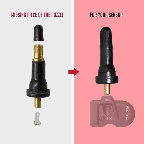 أجزاء ملحقات العجلة PDQ العلامة التجارية TPMS 12 قطعة مجموعة خدمة مستشعر OEM سيقان صمام مطاطي تناسب Alfa Romeo Giulia 2017+ Stelvio 2018+ Chrysler 200 Pacifica 2018+ Dodge Dart Durango Jeep Renegade Compass in Kuwait