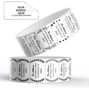 200 Blank Removable Freezer Labels, Waterproof & Oil Resistant Stickers for Food Containers, Jars, and Pantry Organization (1" x 2") in Kuwait