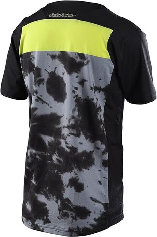 Troy Lee Designs Youth Skyline Blocks Charcoal SS Jersey Size X-Small in Saudi Arabia