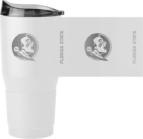 شعار العلامات التجارية NCAA Central Florida Golden Knights 15 OZ Stripe Coffee Mug - شعار فريق عتيق ، داخل الطباعة والمشارب ، الميكروويف وغسالة الصحون آمنة - هدية رائعة للجماهير والخريجين in Kuwait