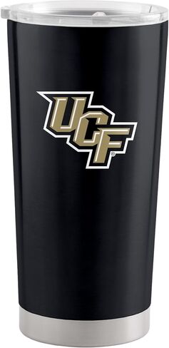 شعار العلامات التجارية NCAA Central Florida Golden Knights 15 OZ Stripe Coffee Mug - شعار فريق عتيق ، داخل الطباعة والمشارب ، الميكروويف وغسالة الصحون آمنة - هدية رائعة للجماهير والخريجين in Kuwait
