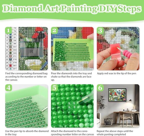 Maxbye Diamond Art Kits للبالغين المبتدئين ، DIY 5D مجموعات الطلاء الماس Autumn ، Diamond Paint Gem Crystal Pumpkin Decor in Kuwait