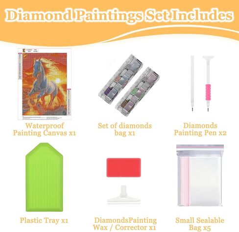 MAXBYE Moon Diamond Art Kits for Adults, Elk DIY 5D Diamond Painting Kits, Full Drill Diamond Dots Paintings with Gem Art and Crafts for Home Decor 12x16inch in Saudi Arabia