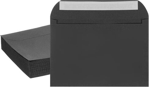 Patikil 7.5x5.5 بوصة مظاريف دعوة ، 50 جهاز كمبيوتر الشخصي الختم الذاتي للدعوات A7 ختم ذاتي لحفلات الزفاف شكرا لك صور البطاقات البريدية بطاقات المعايدة البريدية ، أبيض in Saudi Arabia