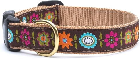 Up Country Bella Floral Pattern Dog Collar, X-Small (6 To 12 Inches) 5/8 Inch Narrow Width in Saudi Arabia