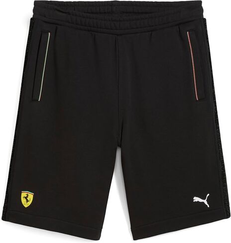 Puma Men's Standard Scuderia Ferrari Race Fleece 10 "Shorts ، Black SS25 ، كبير in Saudi Arabia