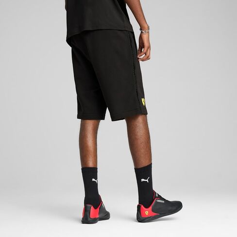 Puma Men's Standard Scuderia Ferrari Race Fleece 10 "Shorts ، Black SS25 ، كبير in Saudi Arabia