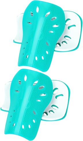 2 أزواج حرس شين كرة القدم شين وسادات شين زائدة خفيفة الوزن تنفس في حارس شين لمباراة التدريب على كرة القدم الأنشطة في الهواء الطلق واقية من الحراس الشين للبنين الفتيات in Kuwait