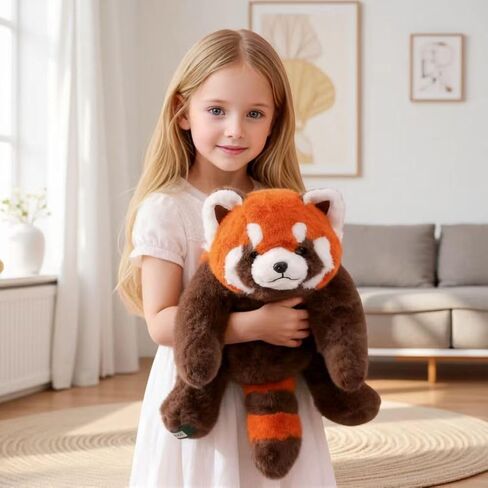 Ytterbium Cute Red Panda Plush - Huggy Soft Stuffed Animal, Perfect Sleep Doll for Kids and Gifts (25.5inches) in Saudi Arabia