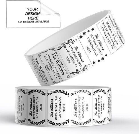 200 Blank Removable Freezer Labels, Waterproof & Oil Resistant Stickers for Food Containers, Jars, and Pantry Organization (1" x 2") in Kuwait