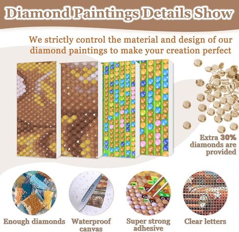 Maxbye Colorful Truck Diamond Art Painting Kits للبالغين ، فن النسر 5D للمبتدئين ، DIY Full Drill Flag Art Craft for Home Wall Decor 12x12 In in Saudi Arabia