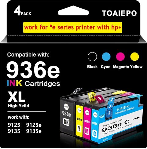 LC401XL Ink Cartridges Compatible for Brother Ink LC401 Cartridges Work with MFC-J1010DW MFC-J1012DW MFC-J1170DW MFC-J1800DW, 4 Pack in Kuwait