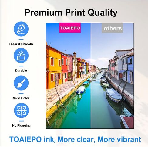 LC401XL Ink Cartridges Compatible for Brother Ink LC401 Cartridges Work with MFC-J1010DW MFC-J1012DW MFC-J1170DW MFC-J1800DW, 4 Pack in Kuwait