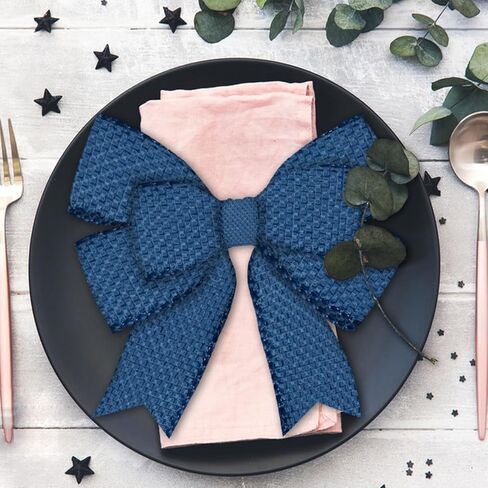 Mupera Pastel Burlap Ribbon Kit - 4 Rolls (1.5 Inch x 5 Yards Each) Blush Pink, Lemon Yellow, Mint Green & Blue for Gift Wrapping, Easter Decor, Showers - Spring Color Craft Ribbon Set in Kuwait