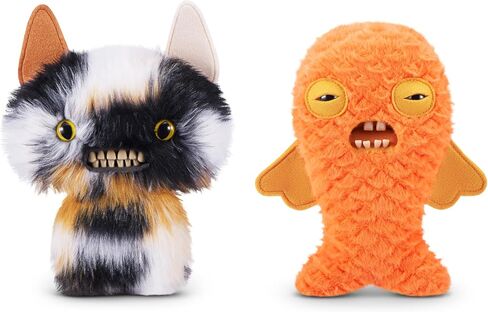 Butt Ugly Pets 9-inch Series 1 by ZURU, Funny Ugly Monster Plush Toy (Yawper Cat, Mr Buttons Rabbit) in Kuwait