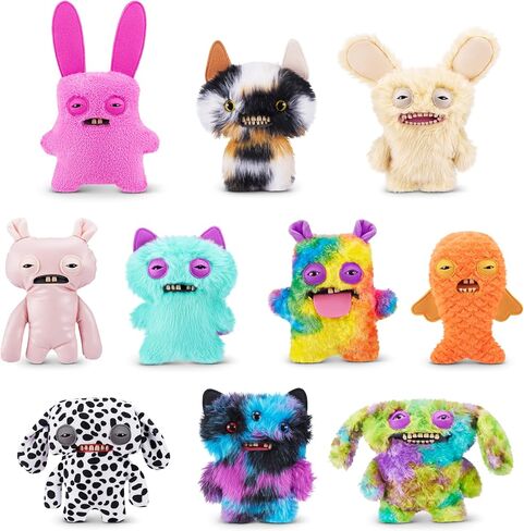 Butt Ugly Pets 9-inch Series 1 by ZURU, Funny Ugly Monster Plush Toy (Yawper Cat, Mr Buttons Rabbit) in Kuwait