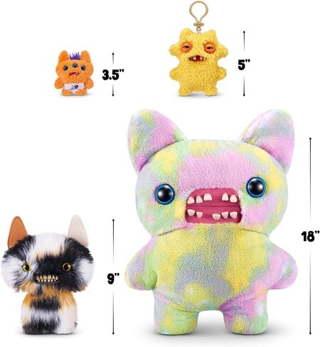 Butt Ugly Pets 9-inch Series 1 by ZURU, Funny Ugly Monster Plush Toy (Yawper Cat, Mr Buttons Rabbit) in Kuwait