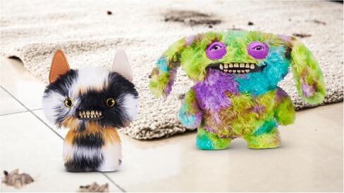 Butt Ugly Pets 9-inch Series 1 by ZURU, Funny Ugly Monster Plush Toy (Yawper Cat, Mr Buttons Rabbit) in Kuwait