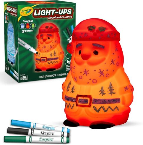 Crayola Light Ups Reindeer ، لعبة إضاءة لإعادة تضييقها للأطفال ، ديكور الرنة ، الوهج في The Dark ، Holiday Gift for Kids ، Age 5+ in Saudi Arabia