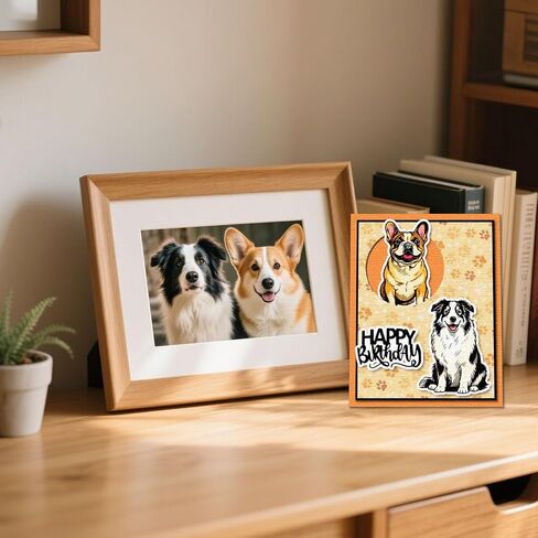 GLOBLELAND Comic Sick Dog Clear Stamps Get Well Soon Clear Stamps and Cartoon Dogs Cutting Dies Set for DIY Scrapbooking and Cards Making Decorative Photo Album Notebook Decoration in Saudi Arabia