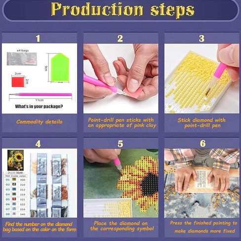 3PCS 5D Diamond Art Kits for Adults Beginners,Squirrel and Raccoon Cute Animals DIY Full Round Drill Diamond Painting Kits, Paint by Diamonds Dots Gem Art Crystal Easy,Home Wall Decor 12X12 Inch in Kuwait