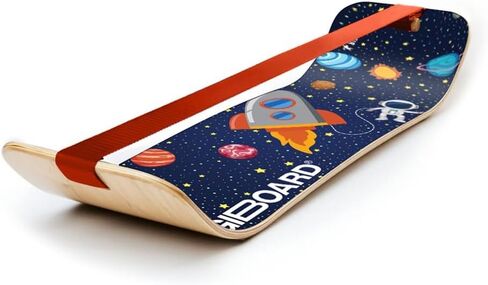 GIBBON SlackBoard Plus - 2-in-1 Slackline Balance Board for Adults - Workout Equipment Home Gym Training - Wooden Balance Trainer - Standing Desk Exercise, Yoga, Agility, Pilates, Core, Fitness in Saudi Arabia