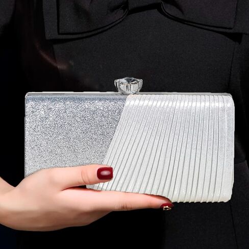 Clutch Purses for Women Formal Evening Bag Rhinestone Prom Purse for Wedding Party Handbag for Women in Saudi Arabia