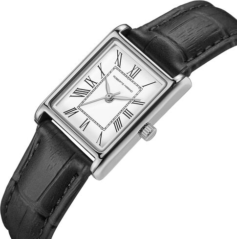 Roberto Marino RM1702 Women’s Watch - الكوارتز الياباني ، حزام جلدي ، 3 أجهزة الصراف الآلي مقاومة للماء ، أسلوب فستان عتيق in Kuwait