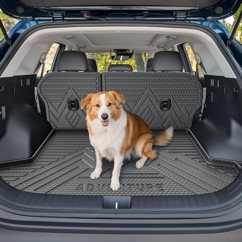 Kust Trunk Cargo Mat for Kia Sportage 2023-2025 (No PHEV) ، وبطانة شحن مطاطية TPE وحامي المقعد الخلفي لملحقات Kia Sportage ، وجميع حصيرة الطقس غير قابلة للانزلاق in Saudi Arabia