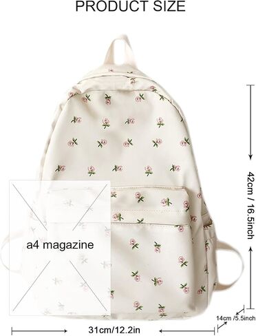 Nylon Backpack Lightweight Travel Daypack Rucksack Laptop Backpack 211pink in Kuwait