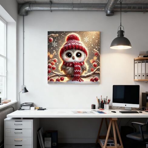 مجموعات الطلاء الماس عيد الميلاد للبالغين ، و Santa Claus & Christmas Reindeer Diamond Art Kits للمبتدئين ، DIY 5D Full Drill Round Gem Gem Craft Home Wall Decor Gift (14x14inch) in Kuwait