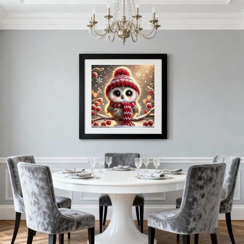 مجموعات الطلاء الماس عيد الميلاد للبالغين ، و Santa Claus & Christmas Reindeer Diamond Art Kits للمبتدئين ، DIY 5D Full Drill Round Gem Gem Craft Home Wall Decor Gift (14x14inch) in Kuwait