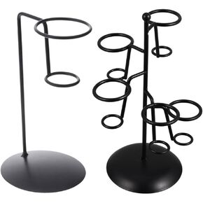 OperItacx 2pcs آيس كريم مخروط مخروط الحديد شاشة الحديد حامل رفوف وافل المخاريط حامل الرف in Kuwait