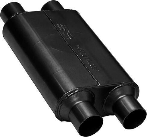 كاتم الصوت الأصلي Flowmaster 40-2.50 "Center In / 2.50"-الصوت العدواني-الصلب المصنوع من الألمنيوم 16-لسيارات العضلات وقضبان الشوارع والشاحنات وسيارات الدفع الرباعي وتصنيع الشريط (42542) in Kuwait