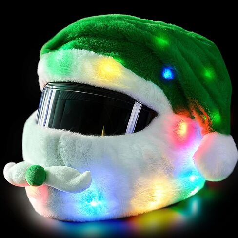 تغطية خوذة دراجة نارية كبيرة للغاية في عيد الهالوين تغطية القبعة اليقطين 18.78 × 15.75 بوصة غطاء خوذة شبح مع الضوء للرجال هدية in Kuwait