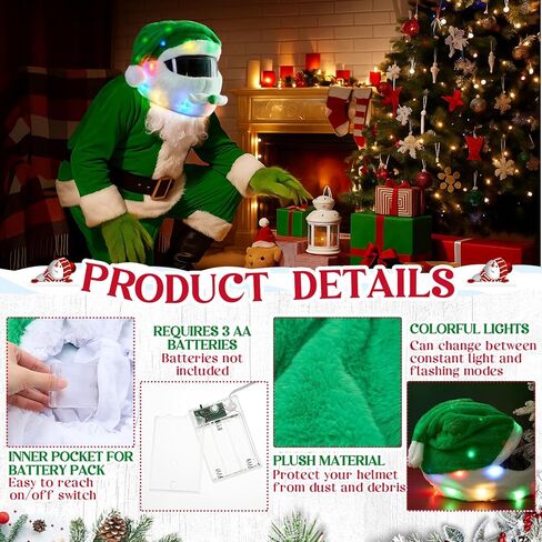 تغطية خوذة دراجة نارية كبيرة للغاية في عيد الهالوين تغطية القبعة اليقطين 18.78 × 15.75 بوصة غطاء خوذة شبح مع الضوء للرجال هدية in Kuwait