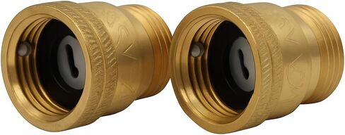 Vacuum Breaker 3/4 Inch Solid Brass Hose Bib Backflow Preventer for Garden Spigot RV in Kuwait