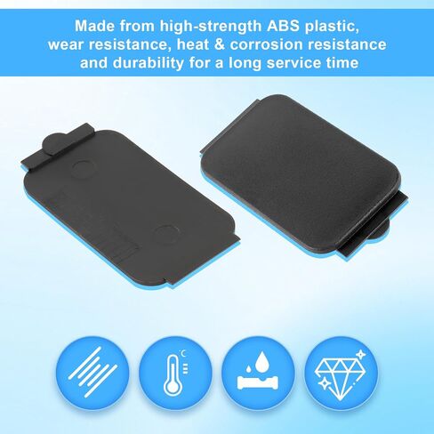 Truck Bed Rail Cap Stake Pocket Cover Plastic Bedrail Insert Plug Box Replacement for 1997-2014 Ford F150, 2002-2016 F250 F350 F450 F550 Super Duty in Kuwait