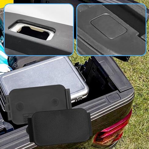 Truck Bed Rail Cap Stake Pocket Cover Plastic Bedrail Insert Plug Box Replacement for 1997-2014 Ford F150, 2002-2016 F250 F350 F450 F550 Super Duty in Kuwait