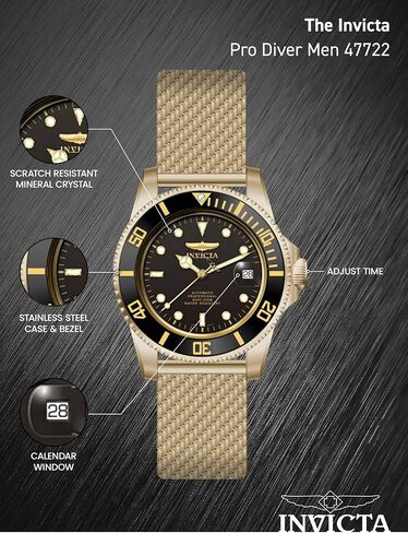 Invicta Pro Diver Men 40mm Stainless Steel Dial Black Dial 8215 Mechanical in Kuwait
