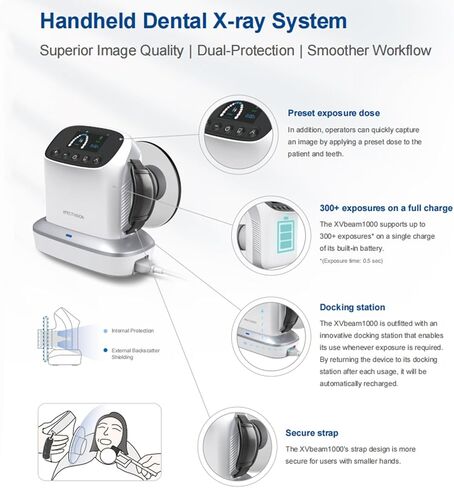 Dental X-Ray Sensor Veterinary Radiovisograph HD Digital Intraoral Imaging System Portable X Ray Digital Sensor (1.5 (25x30mm)) in Saudi Arabia