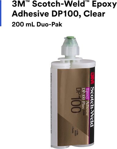 Scotch-Weld من جزأين لاصق Epoxy ، DP100 ، 1.7 أوقية ، Dou-Pak ، Clear ، 12pack in Kuwait