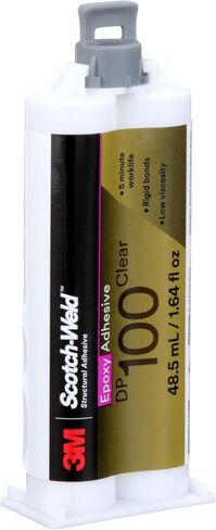 Scotch-Weld من جزأين لاصق Epoxy ، DP100 ، 1.7 أوقية ، Dou-Pak ، Clear ، 12pack in Kuwait