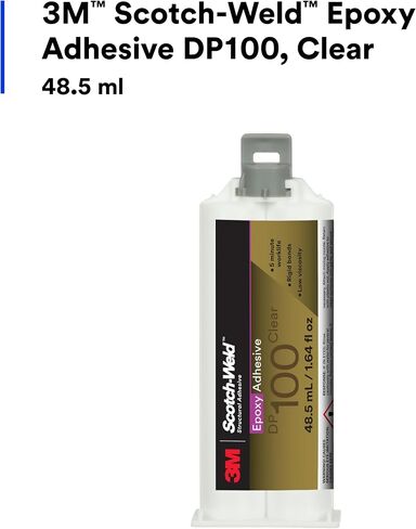 Scotch-Weld من جزأين لاصق Epoxy ، DP100 ، 1.7 أوقية ، Dou-Pak ، Clear ، 12pack in Kuwait