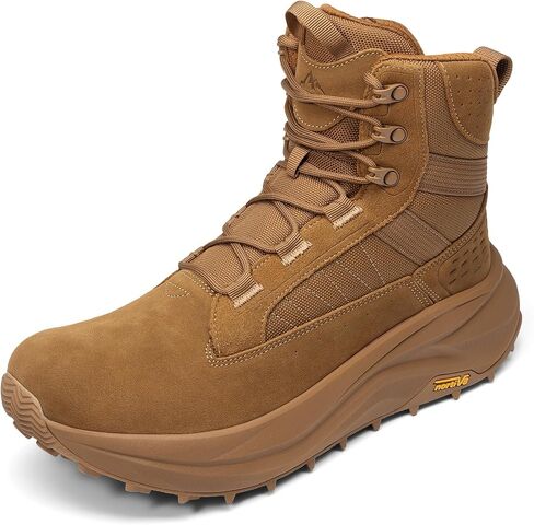 Nortiv 8 Men's Wide Toe Box Work Military Tactical Boots Barefor in Saudi Arabia