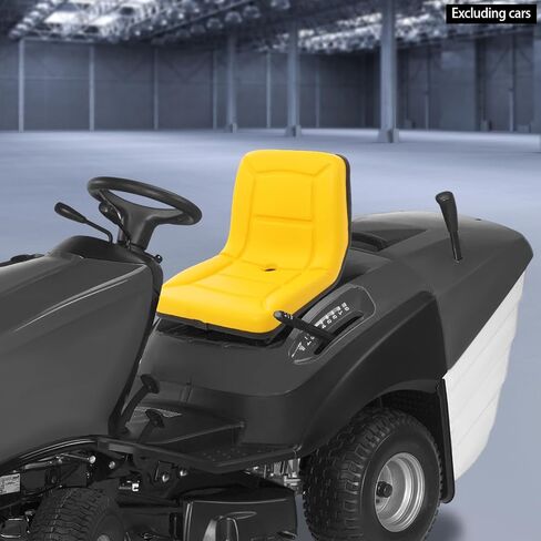 Universal Tractor Seat Black, Heavy Duty 220lb Capacity w/Drainage Hole & Slide Rails for Forklifts Tractors Mowers in Saudi Arabia