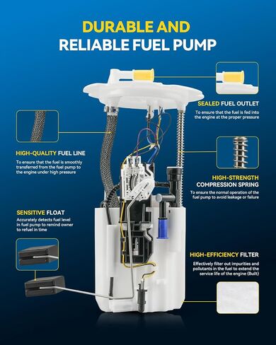مجموعة مضخة الوقود الكهربائية PHILTOP FG1354 لـ R-a-m 1500 2009-2010 4.7L, 1500 2011-2012 3.7L 4.7L 5.7L, 1500 2014-2014 3.6L 5.7L in Kuwait