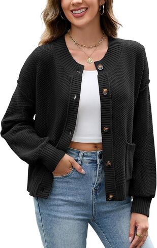 Zaful 2025 سترات كارديجان للنساء مع جيوب المريحة المريحة لأسفل cardigan cardigan in Saudi Arabia